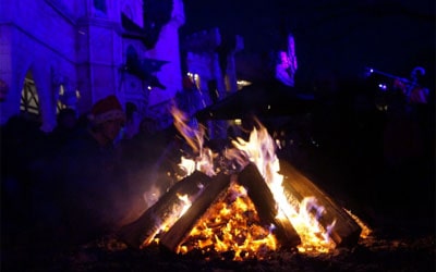 Feu de camps à Plopsaland de Panne Feu de camps à Plopsaland de Panne
