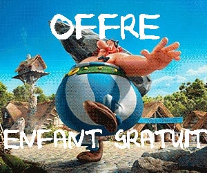 Offre exceptionnelle : l'entrée au Parc est gratuite pour les enfants de moins de 12 ans (valeur 51€)